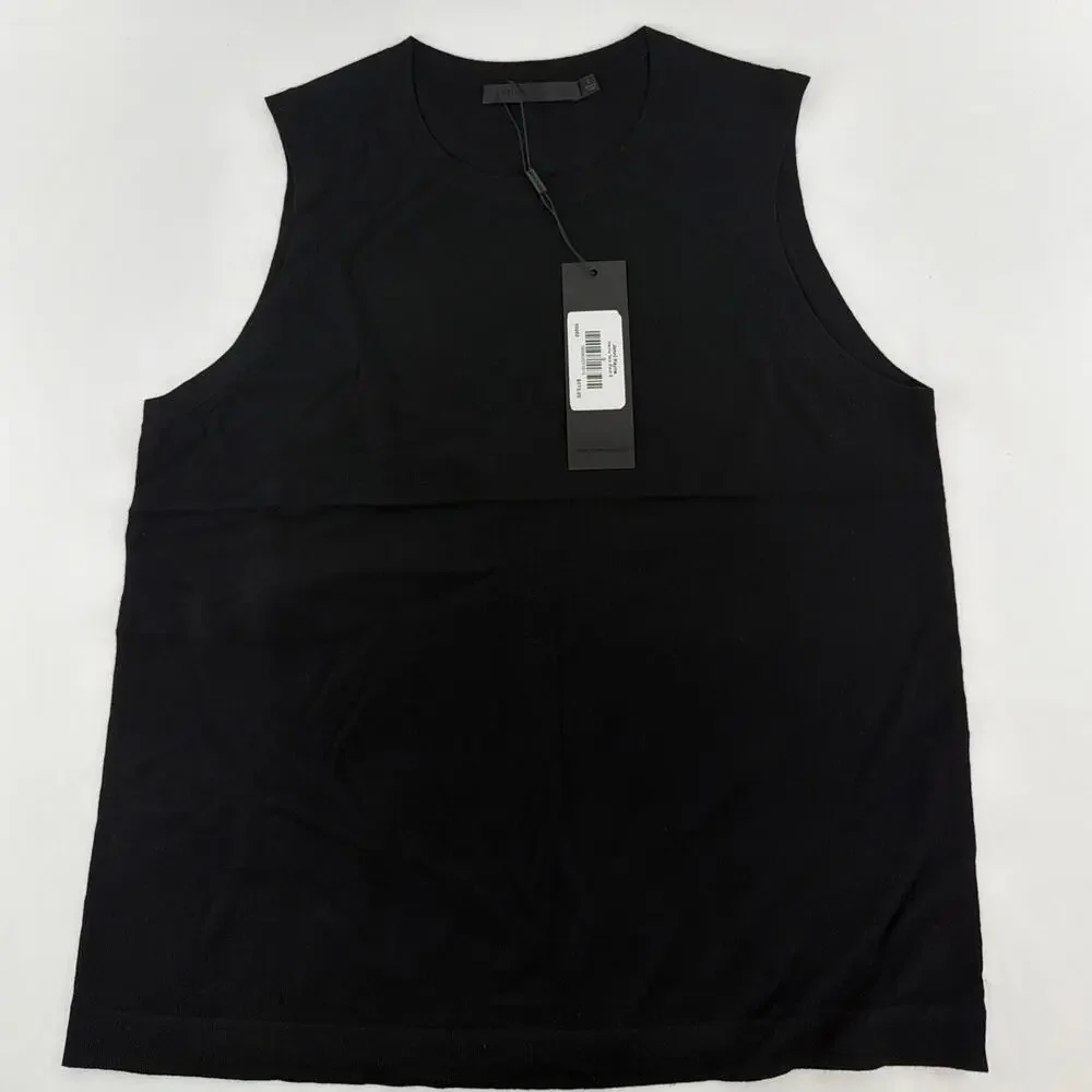Jenni Kayne Women's Black Merino Tank Top Size S